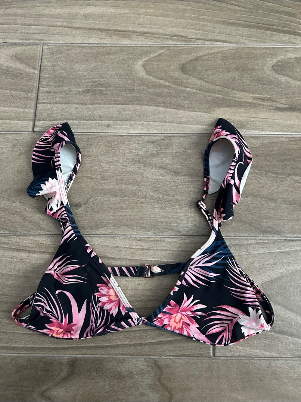Spiritual Gangster Tropical Floral Triangle Swim Top | Size M